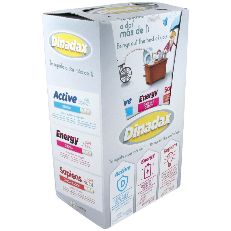 Dinadax Active (yogur) Expositor 60barritas - Pharmadiet