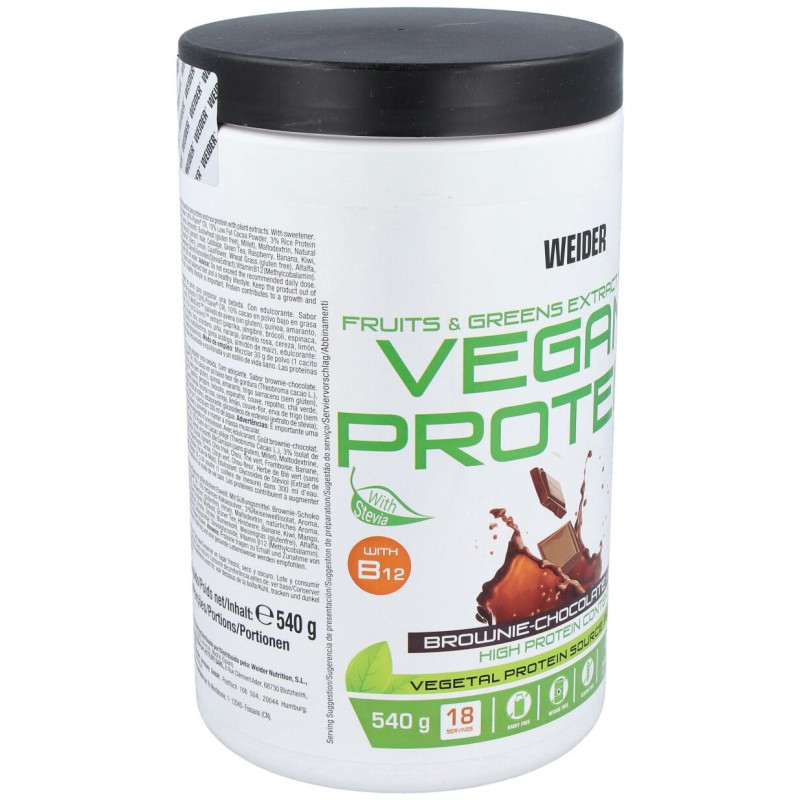 Weider Suplemento Alimenticio Vegan Protein Chocolate 540G
