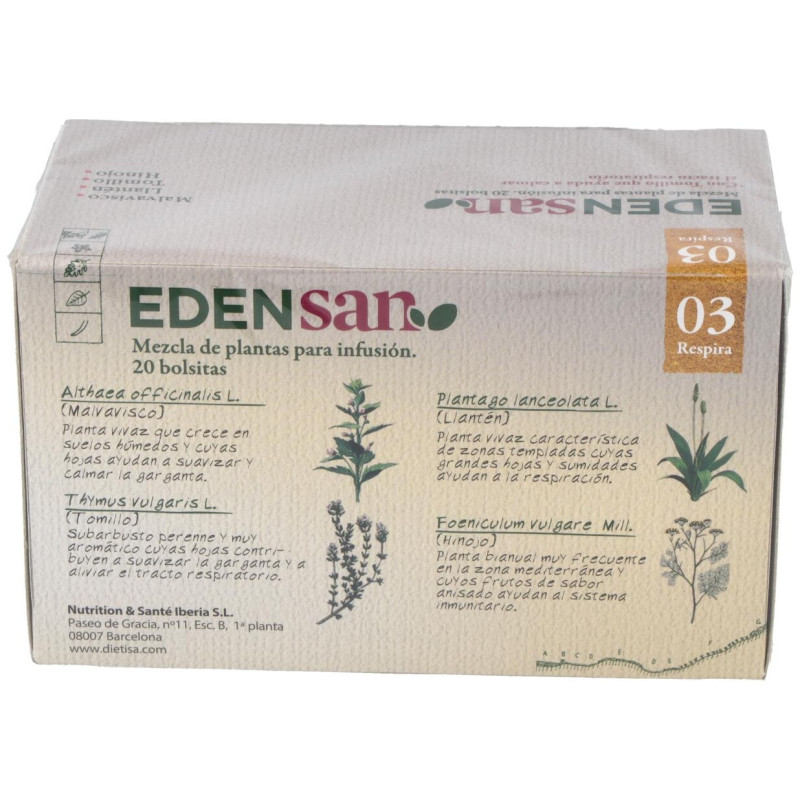 Edensan Respira 20uds - Dietisa