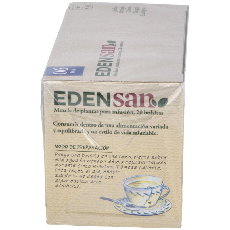 Edensan 06 Dia Filtro Infusiones 20uds - Dietisa