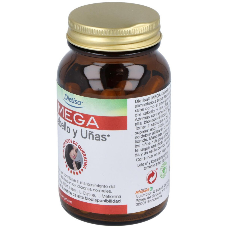 Mega Cabello y Uñas 60caps - Dietisa