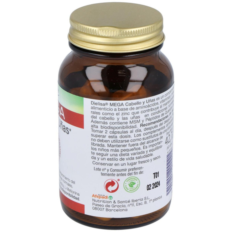 Mega Cabello y Uñas 60caps - Dietisa