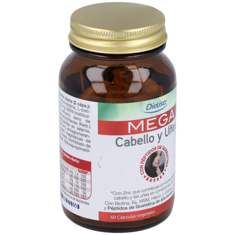 Mega Cabello y Uñas 60caps - Dietisa
