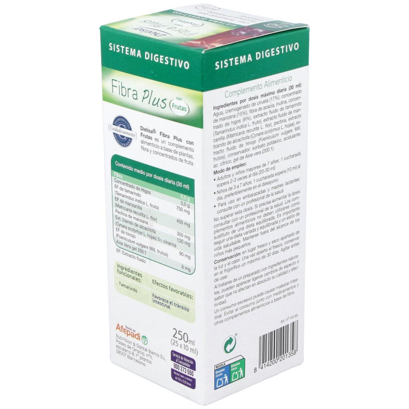 Fibra Plus con Frutas 250ml - Dietisa