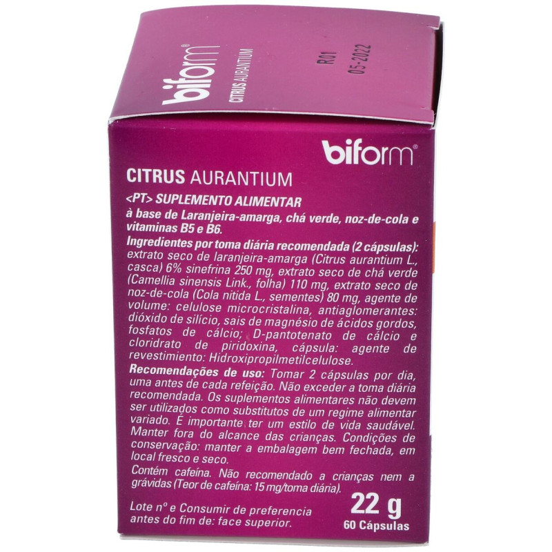 Biform Citrus Aurantium Quemagrasas 60cáps - Dietisa