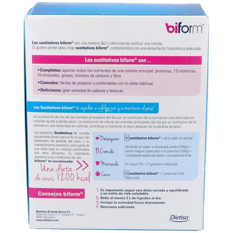 Chocolate Custard Substitutes Biform - Dietisa