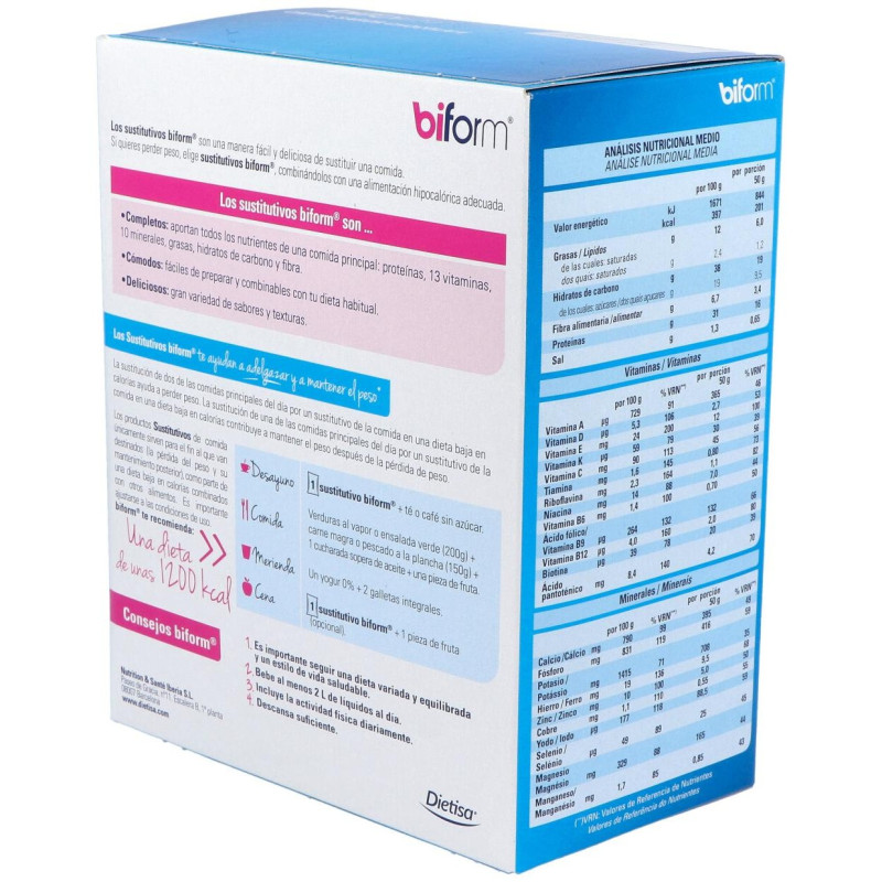 Chocolate Custard Substitutes Biform - Dietisa