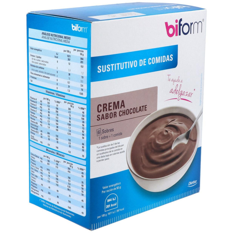 Chocolate Custard Substitutes Biform - Dietisa