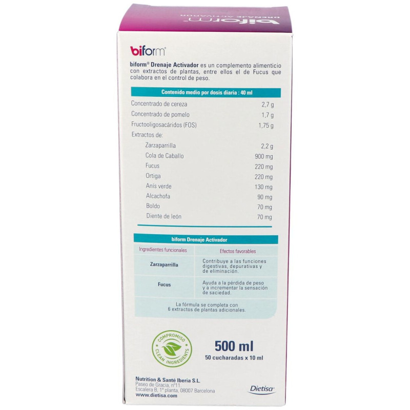 Biform Drenaje Activador 500ml - Dietisa