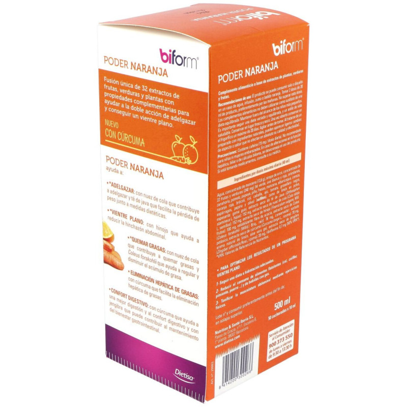 Biform Poder Naranja 500ml - Dietisa