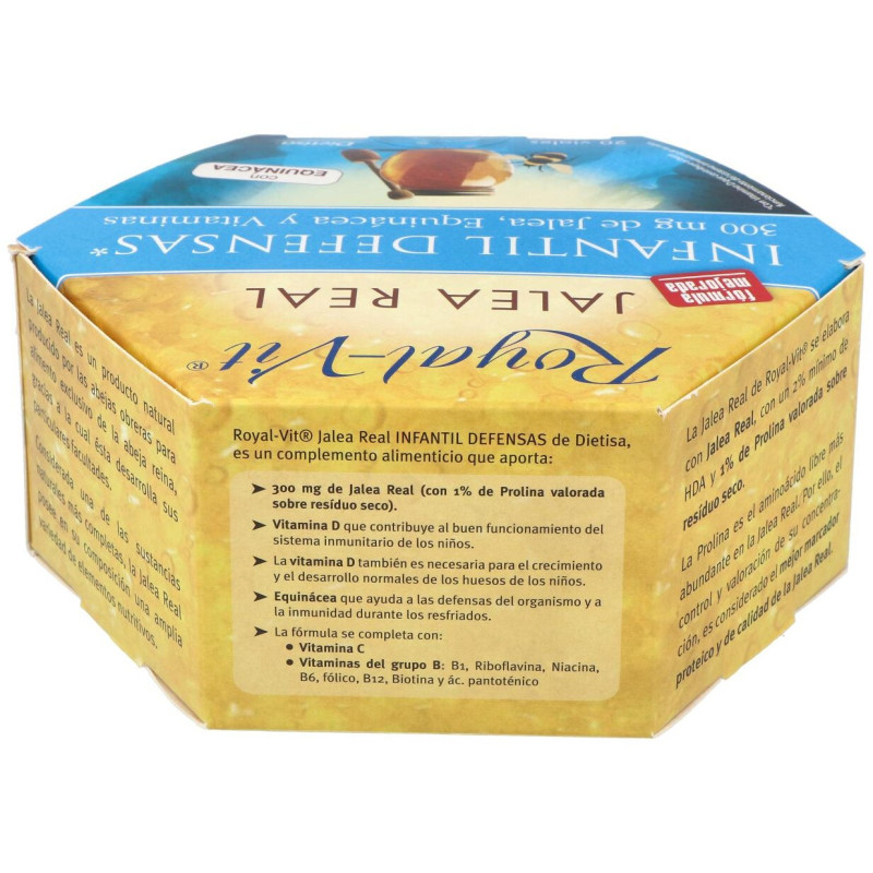 Jalea Real Royal Vit Infantil 300mg. 20amp - Dietisa