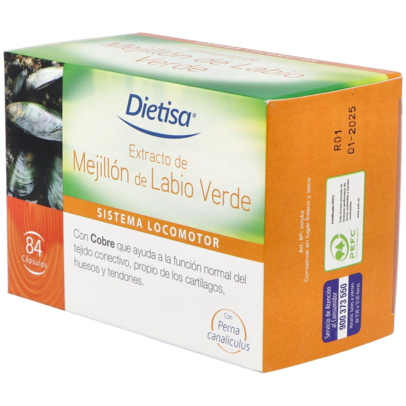 Mejillon de Labio Verde (gemiflor Super) 84cap 2 - Dietisa