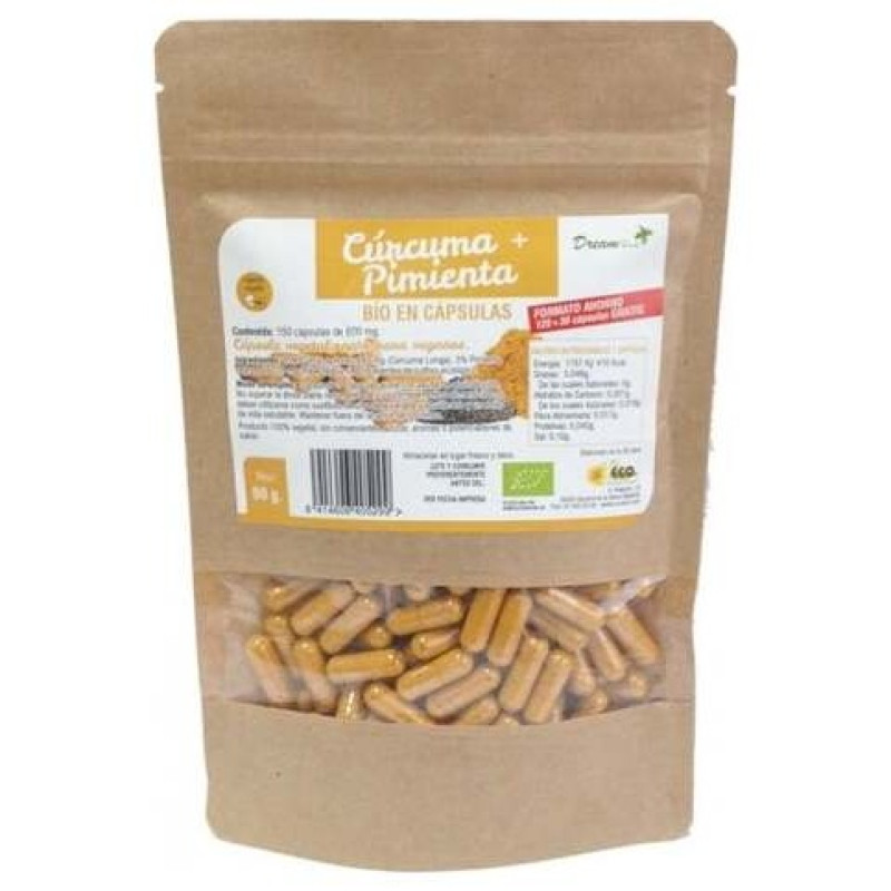 Dreamfoods Curcuma Pimienta Eco 150caps - Dream Foods