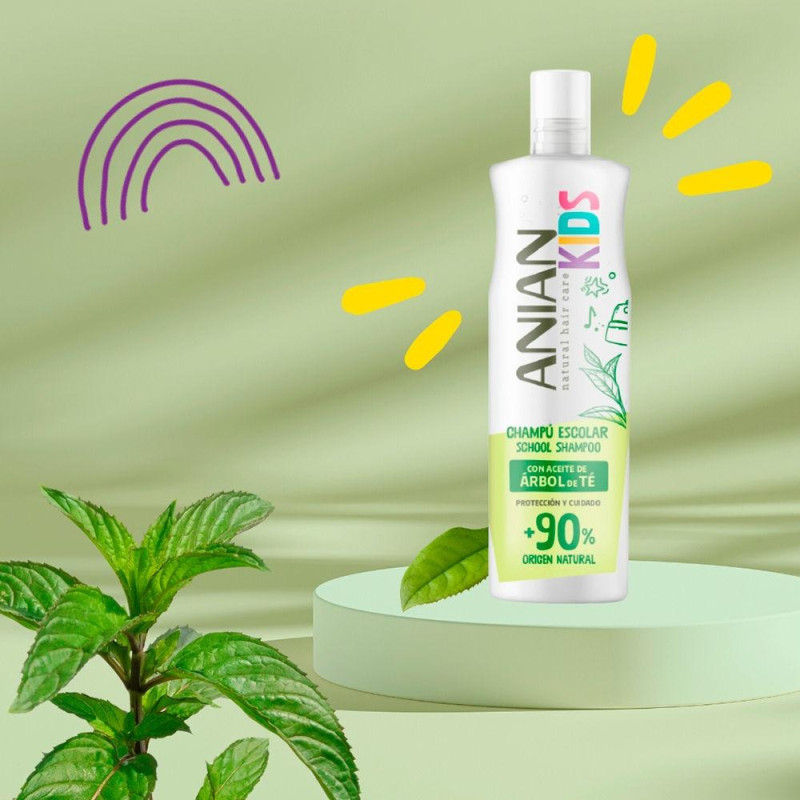 Champú Escolar Aceite Árbol de Té 400ml - Anian