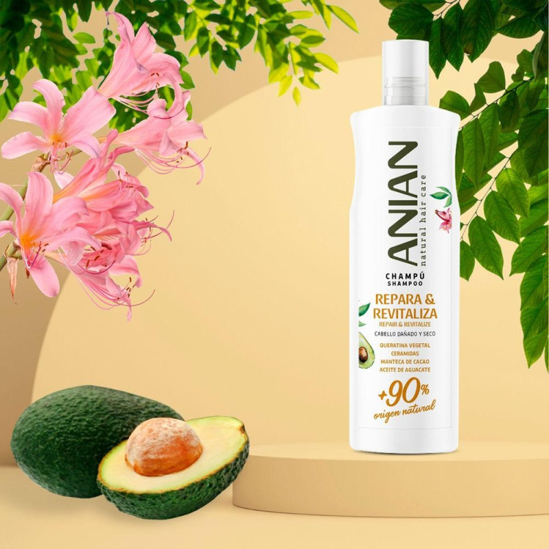 Repara y Revitaliza Champú Queratina Vegetal 400ml - Anian