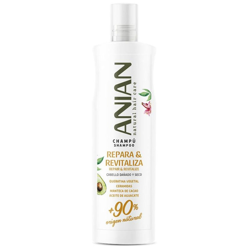 Repara y Revitaliza Champú Queratina Vegetal 400ml - Anian