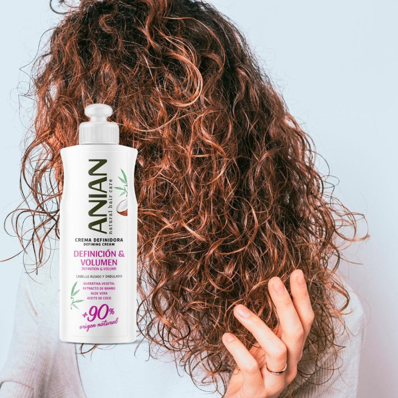 Definición y Volumen Crema Definidora de Rizos 250ml - Anian