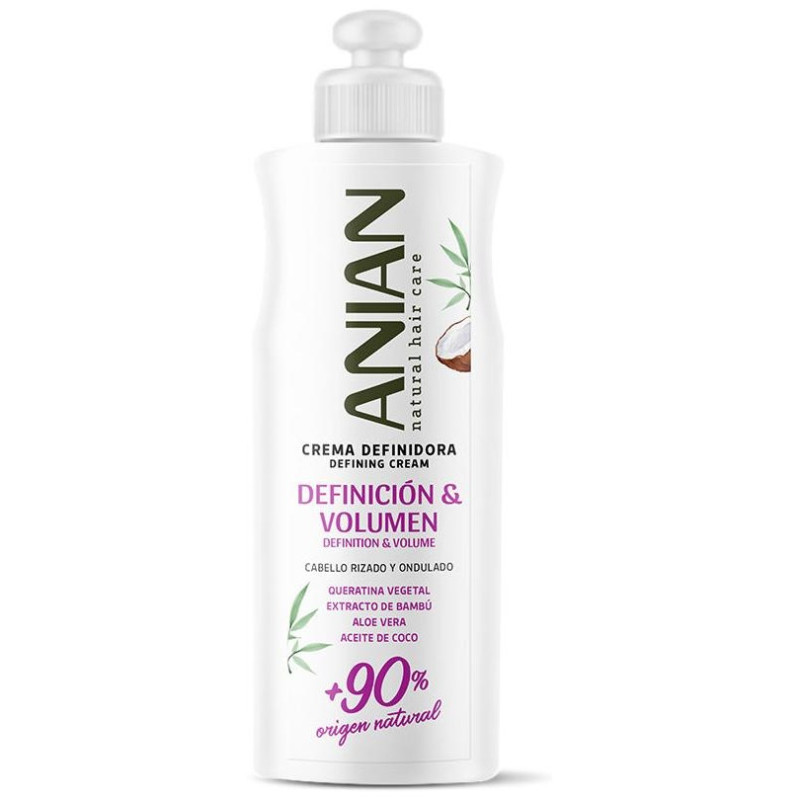 Definición y Volumen Crema Definidora de Rizos 250ml - Anian