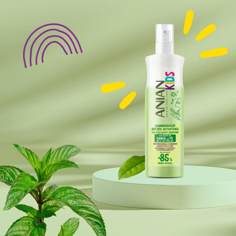 Kids Bifásico Acondicionador Aceite Árbol del Té 250ml - Anian