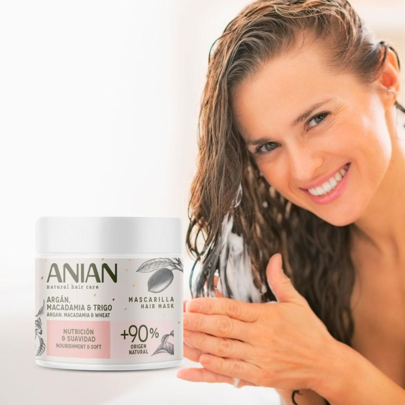 Argán Nutrición Suavidad Mascarilla 350ml - Anian