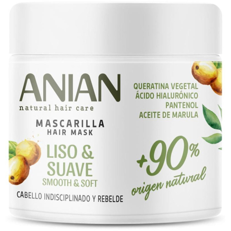 Liso y Suave Mascarilla Queratina Vegetal 350ml - Anian