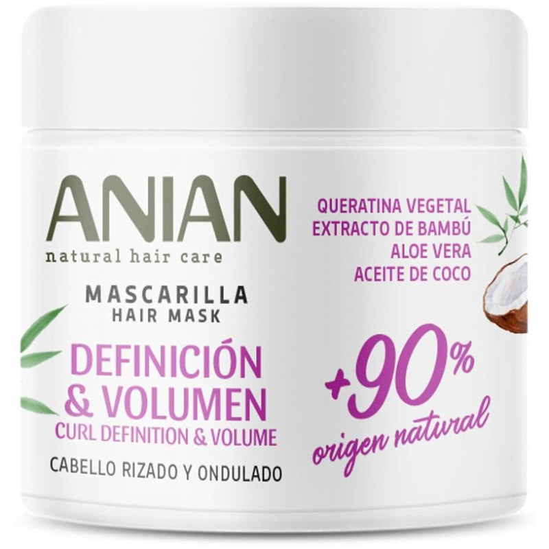 Definición y Volumen Mascarilla Queratina Vegetal 350ml - Anian