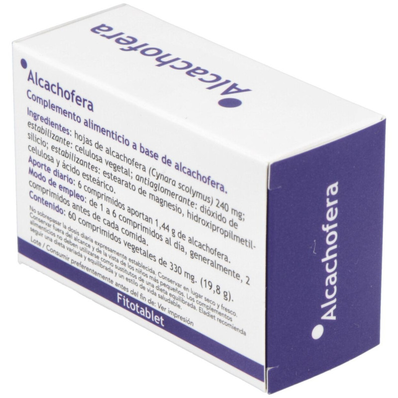 Fitotablet Alcachofera 60comp - Eladiet