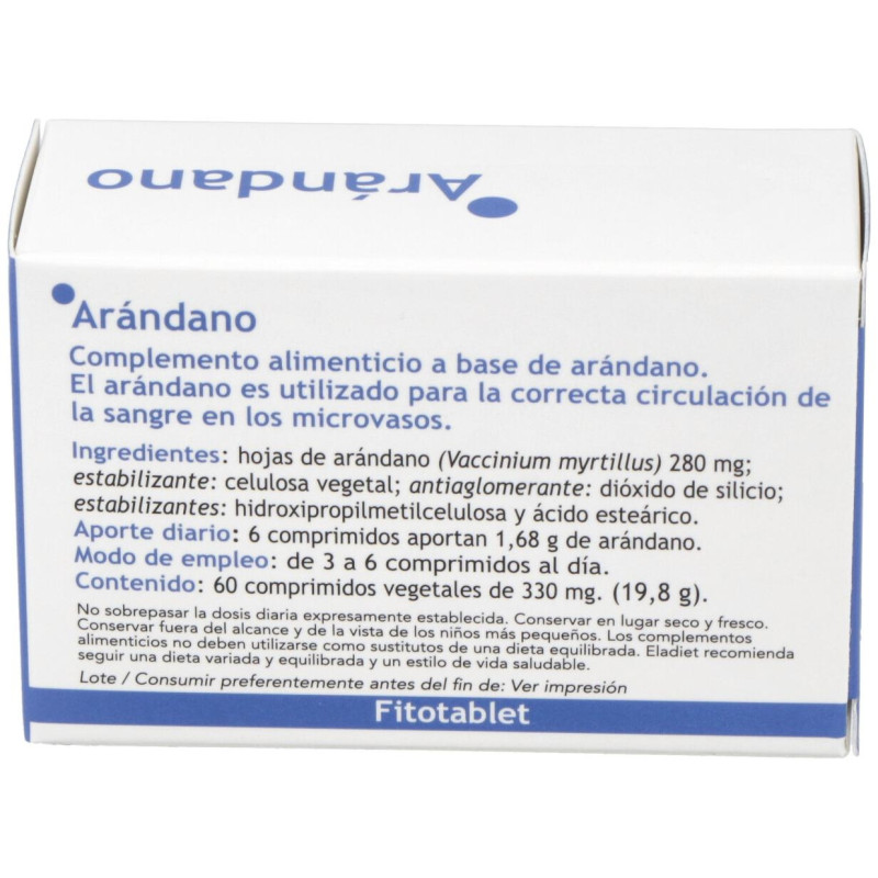 Fitotablet Arandano (Mirtilo) 60Comp