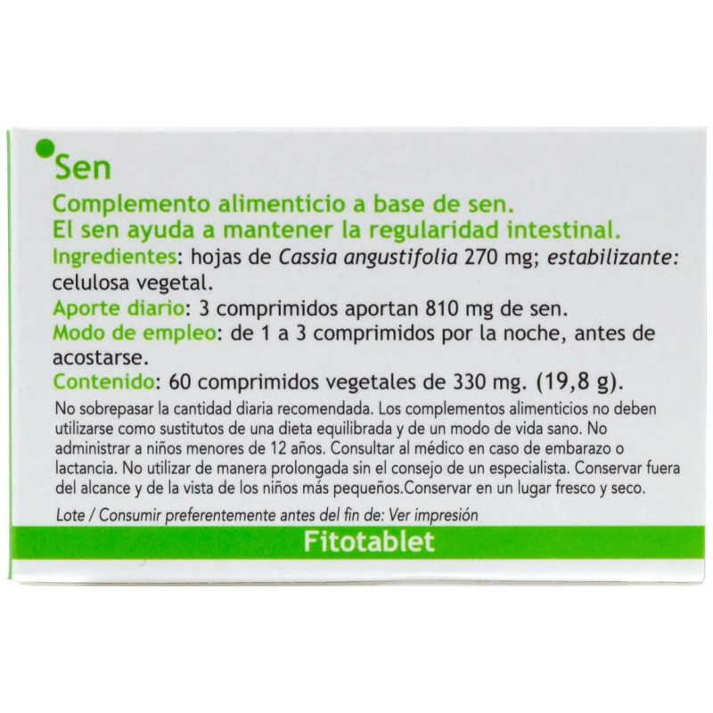 Fitotablet Sen 60comp - Eladiet
