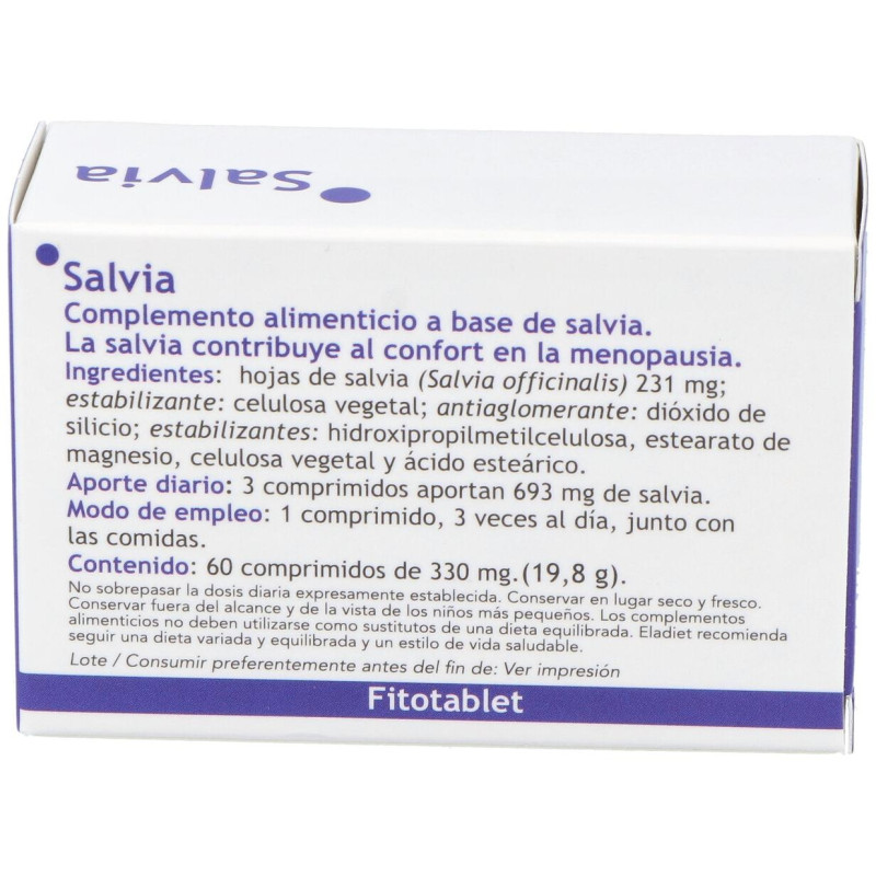 Fitotablet Salvia 60comp - Eladiet