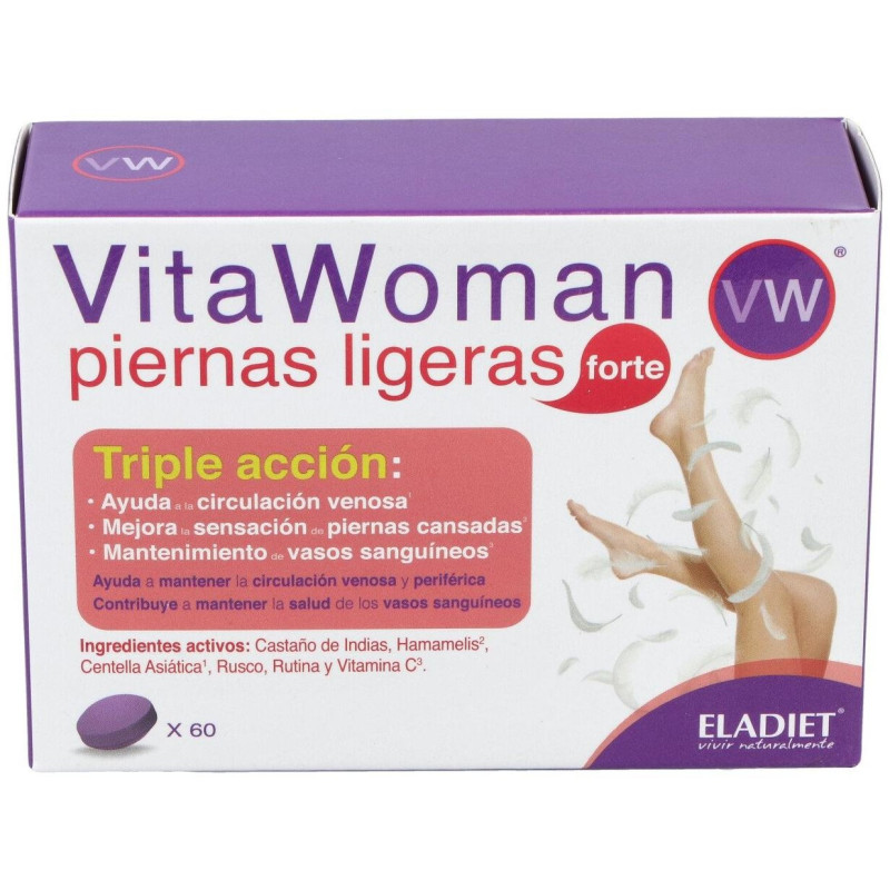 Vitawoman Piernas Ligeras Forte 60comp - Eladiet