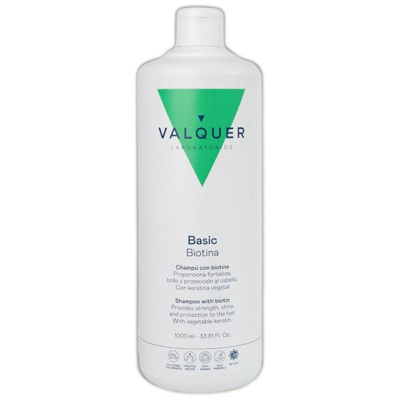 Basic Biotina Champú con Biotina 1000 ml - Valquer