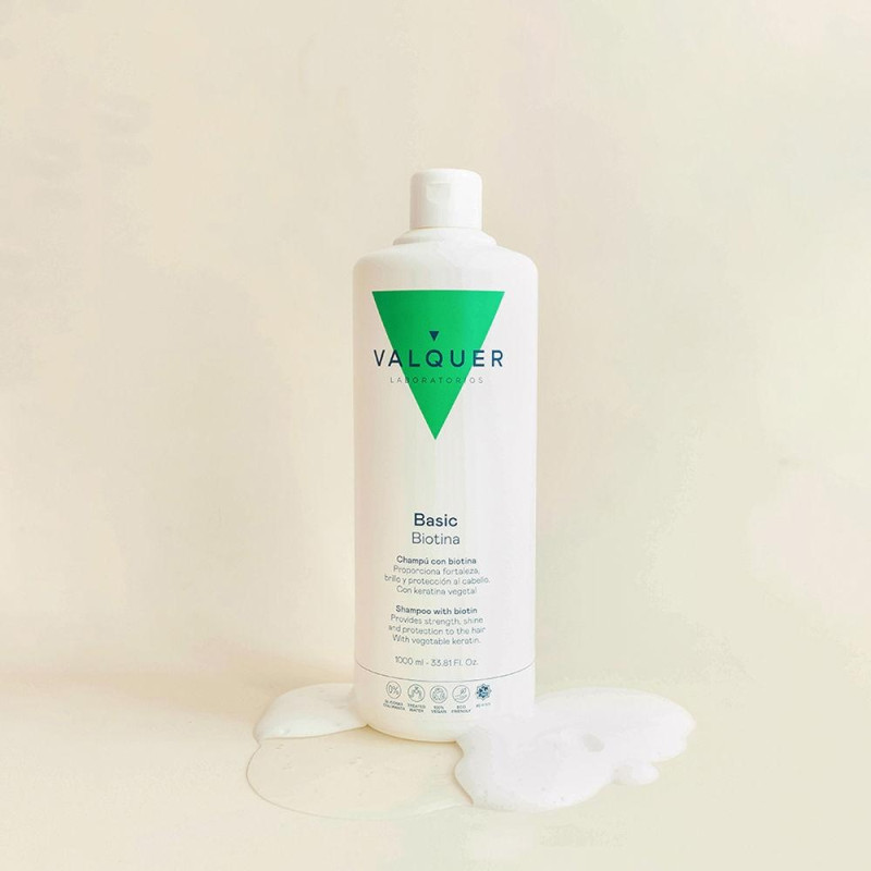 Basic Biotina Champú con Biotina 1000 ml - Valquer