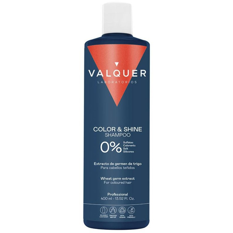 Color y Shine 0% Champú para Cabellos Teñidos 400 ml - Valquer