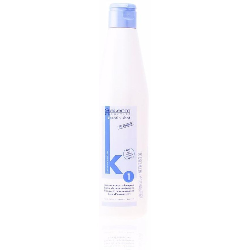 Keratin Shot Maintenance Shampoo 500ml - Salerm