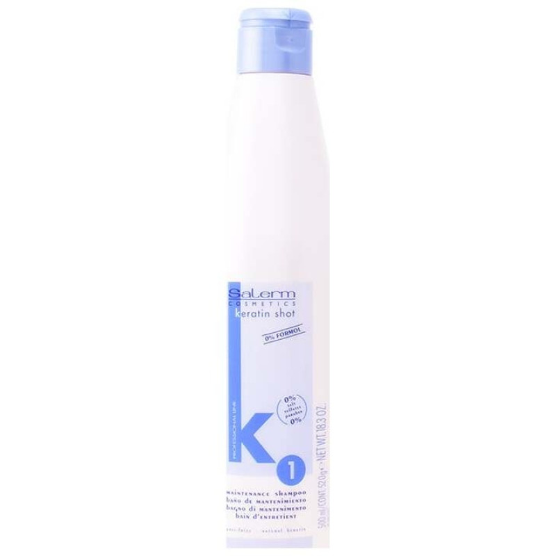 Keratin Shot Maintenance Shampoo 500ml - Salerm