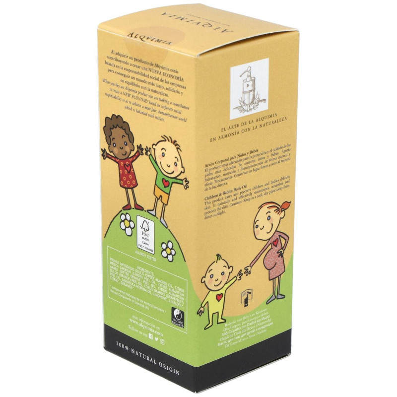 Aceite Corporal Para Niños Y Bebés 150 Ml Alqvimia