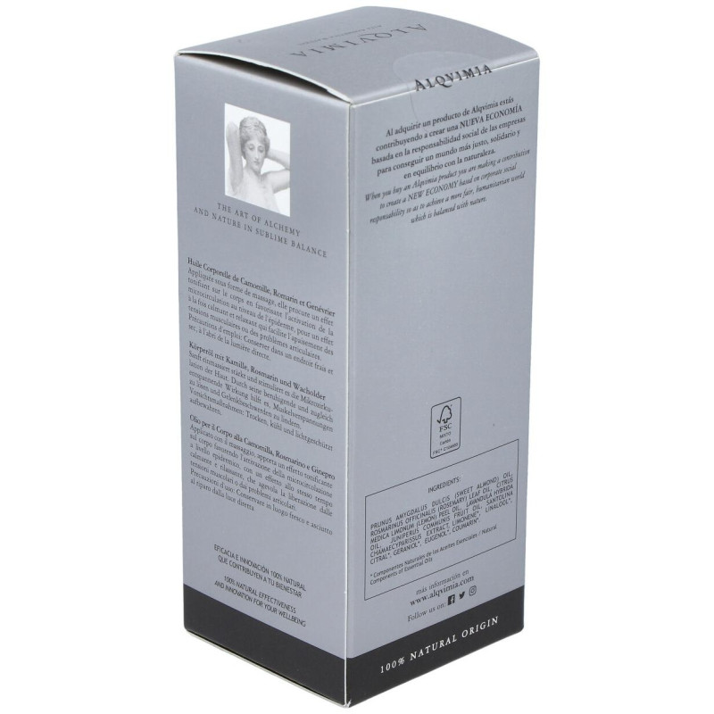 Aceite Corporal Manzanilla-Romeo-Enebro 150Ml.