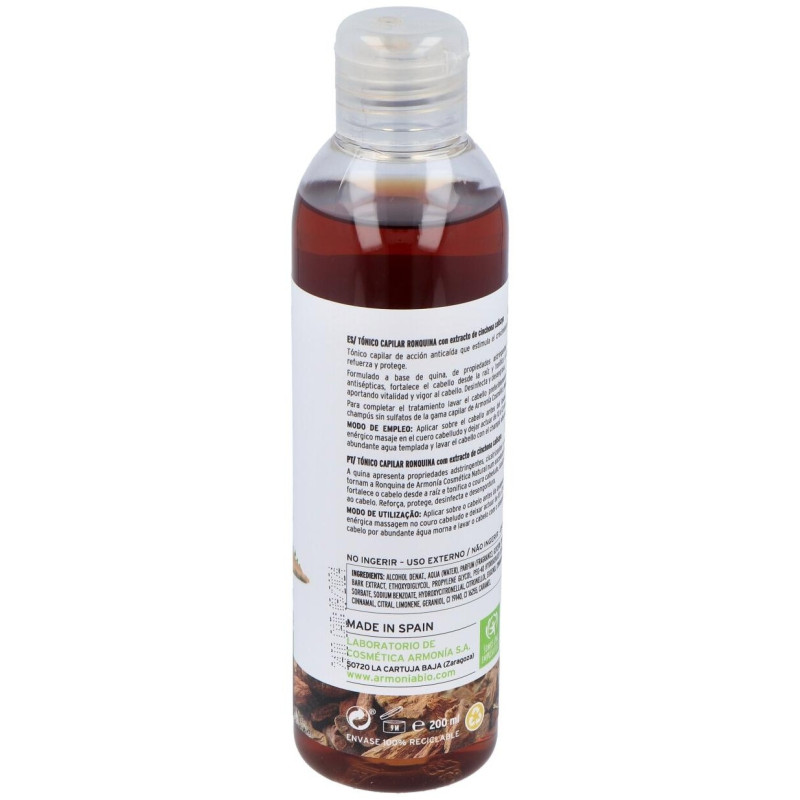 Ronquina Tónico Capilar 200ml Armonia - Armonia Cosmetica Natural