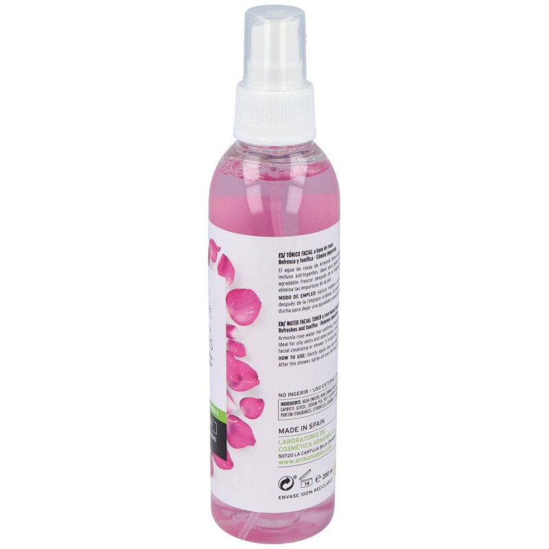 Armonía Tónico Refrescante Agua De Rosas 200Ml