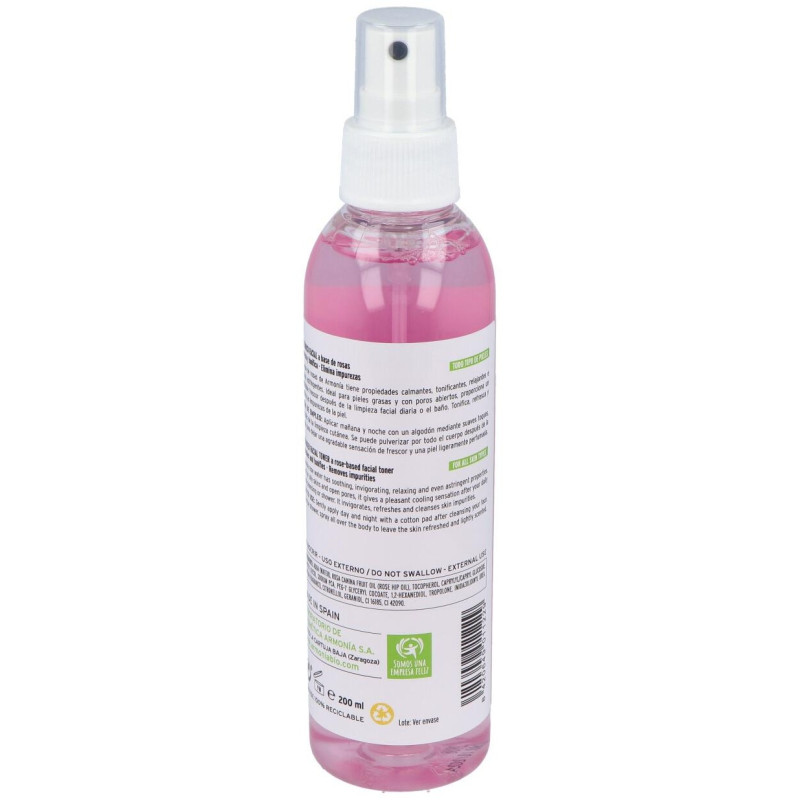 Armonía Tónico Refrescante Agua De Rosas 200Ml
