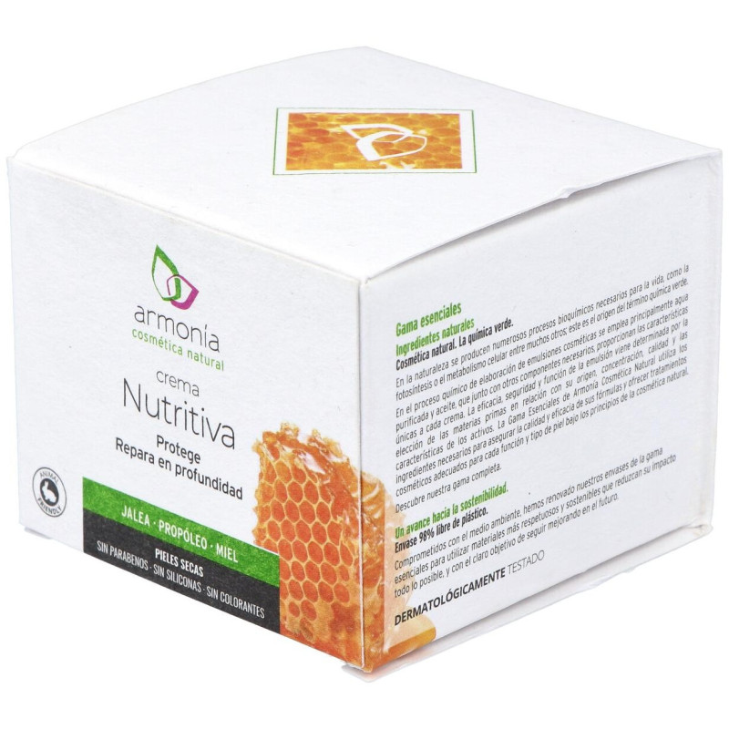 Crema Nutritiva Jalea Real - Propolis 50ml - Armonia Cosmetica Natural