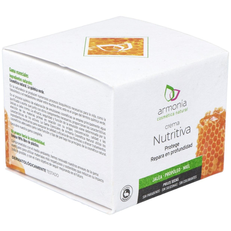 Crema Nutritiva Jalea Real - Propolis 50ml - Armonia Cosmetica Natural