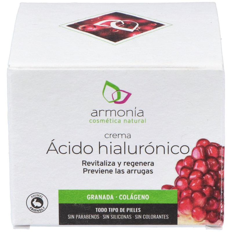 Armonia Crema Facial Hialu Gana Colag 50ml - Armonia Cosmetica Natural