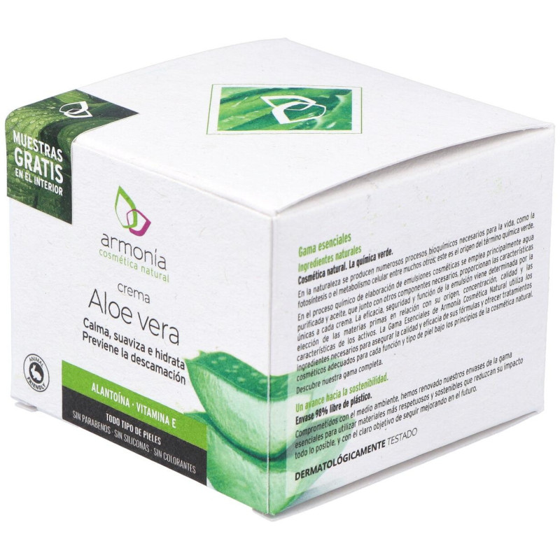 Armonia Crema Facial Aloe Vera 50ml - Armonia Cosmetica Natural