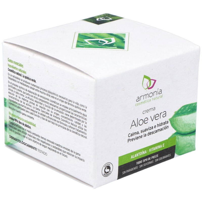 Armonia Crema Facial Aloe Vera 50ml - Armonia Cosmetica Natural