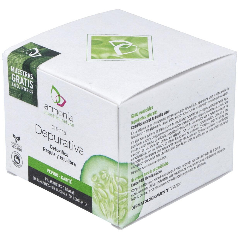 Armonia Crema Facial Pepino Depurativa 50Ml