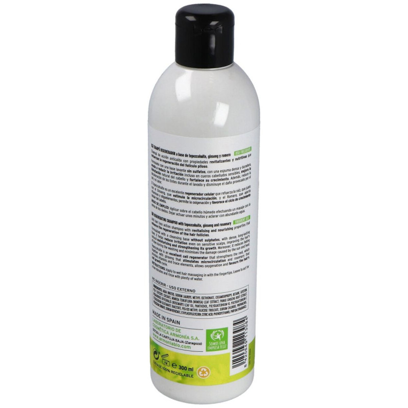 Champu Regenerador Tepezcohuite 250ml - Armonia Cosmetica Natural