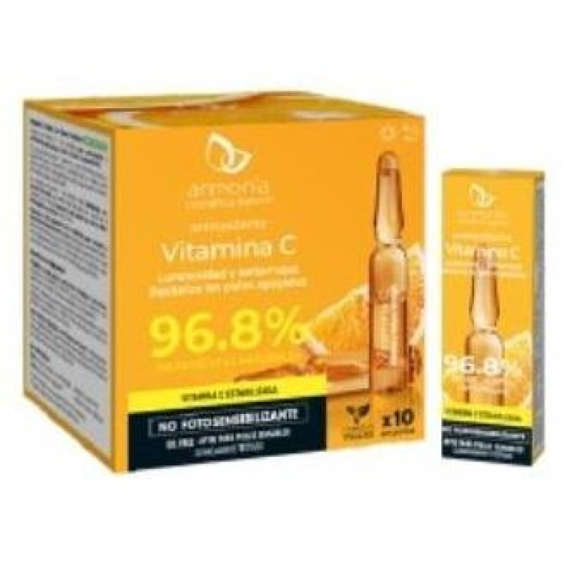 Armonia Vitamina C Antioxidante 10 Ampollas - Armonia Cosmetica Natural