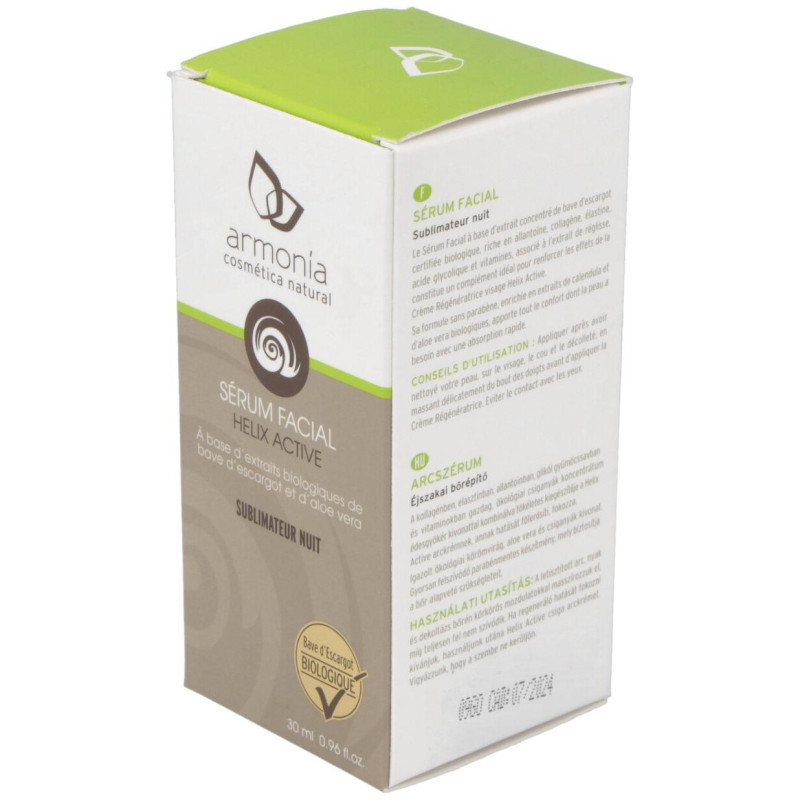 Helix Active Eco Serum Facial Caracol Bio 30Ml. 2